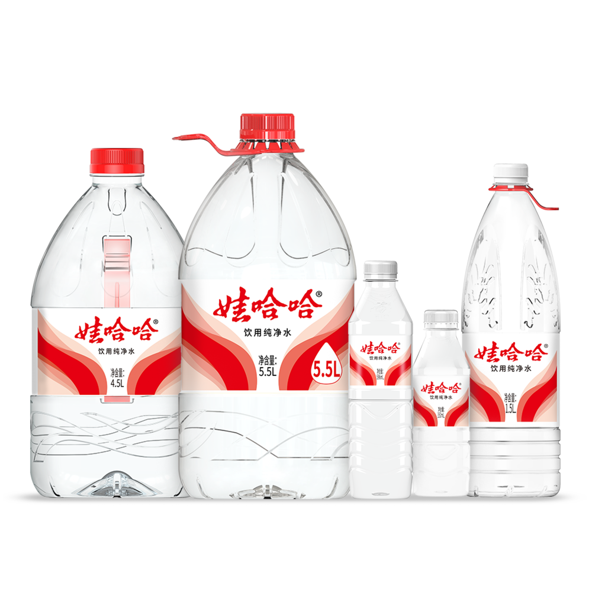 娃哈哈饮用水产品