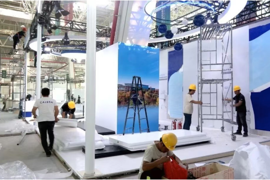 2026高碑店国际绿色智慧健康建筑博览会布展进入冲刺阶段 会场各项筹备工作有序推进